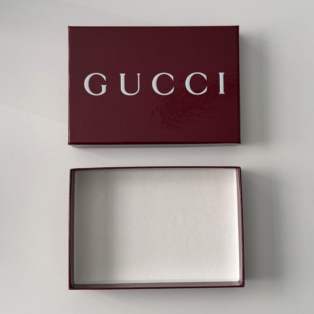 NEW! Gucci 4x6 Burgundy Gift Box | Perfect Condition